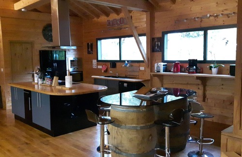 Jurancon Cottage | Wooden cottage 8/15 people pool, sauna, Jacuzzi Jurançon Atlantic Pyrenees