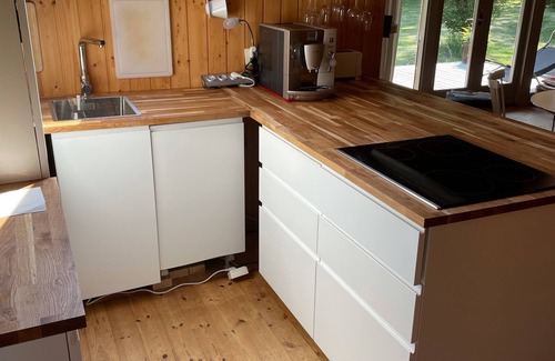 Laholm House | Wooden house sauna and internet on beautiful nature plot