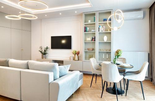 Srodmiescie Apartment | Wyjątkowy Taupe Apartament w centrum Łodzi