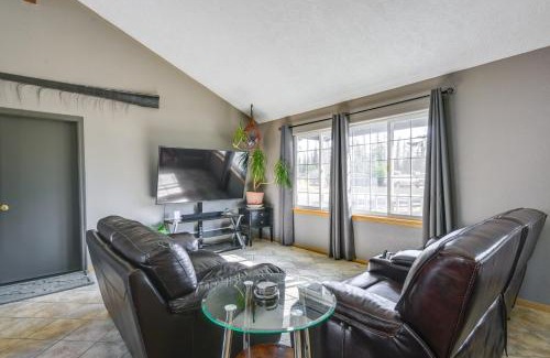 Kenai House | Yard Space with Fire Pit Kenai Getaway!