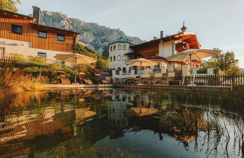 Ramsau am Dachstein House | Zirben-suite, Dusche und Bad, WC - Hotel Lindenhof