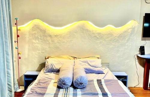 Ngamprah House | ZonaBobo Retro Blue Colorful By Belgareti