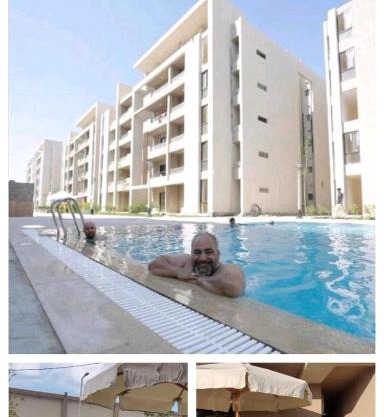 الساحل الشمالي كمباوند جراند هيلز شاليه ارضى مكيف بجنينة North coast