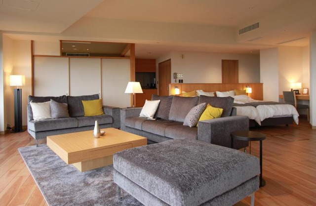 那須 にごり湯の大浴場露天風呂があるホテルコンドミニアム