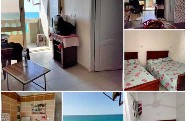 شقة علي البحر