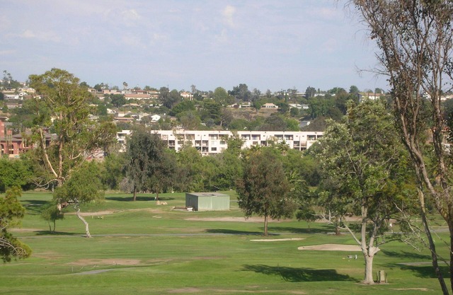 180° Golf Course Backyard Along San Diego River In Mission Valley East