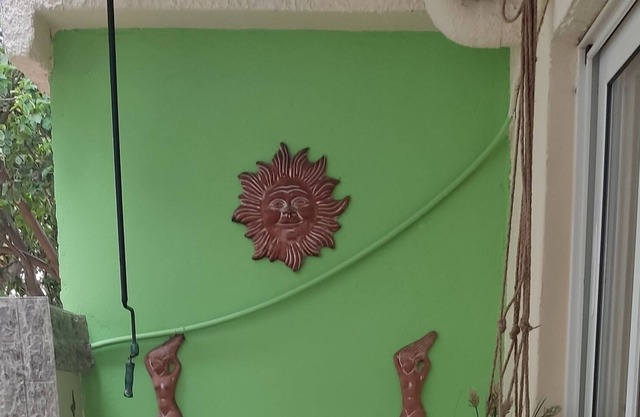 5minutes from the sea,the small green house in the garden