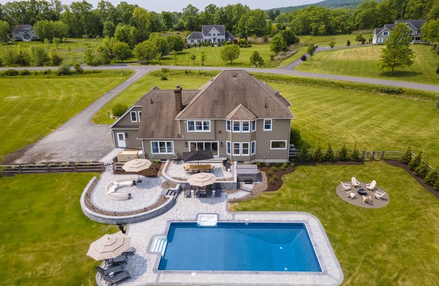 🌟 6BR Luxury Gunks Home - Heated Pool, Bocce, Hot Tub & Pet Friendly