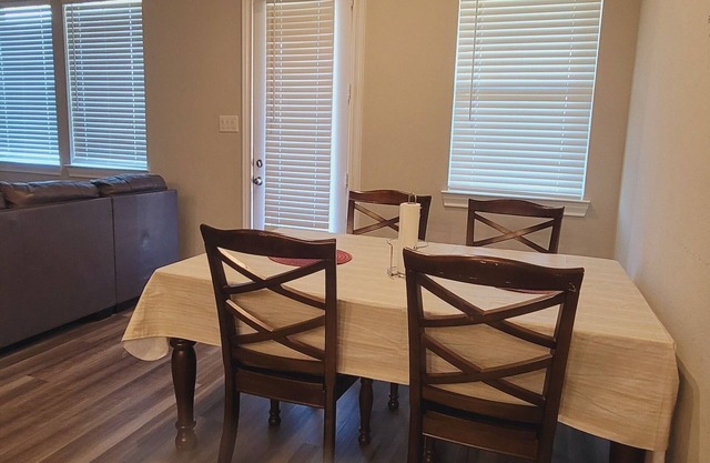 A room that is unique, peaceful, and spacious