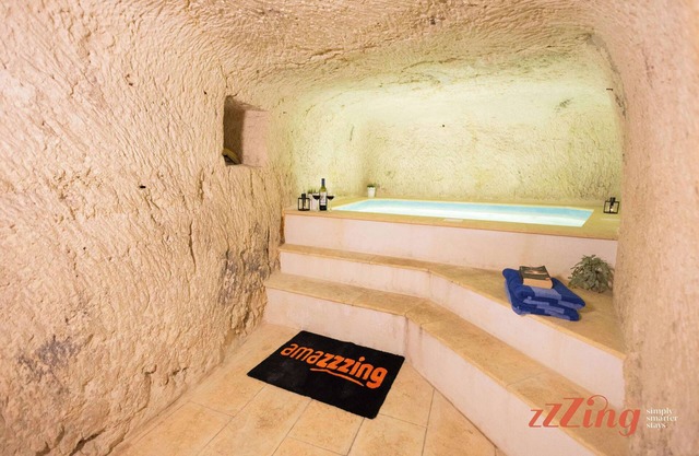 A traditional Maltese home with an Indoor Cave Pool
