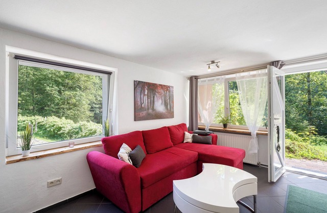 Apartment 'Langenwaldsee' with Private Terrace, Shared Garden and Wi-Fi