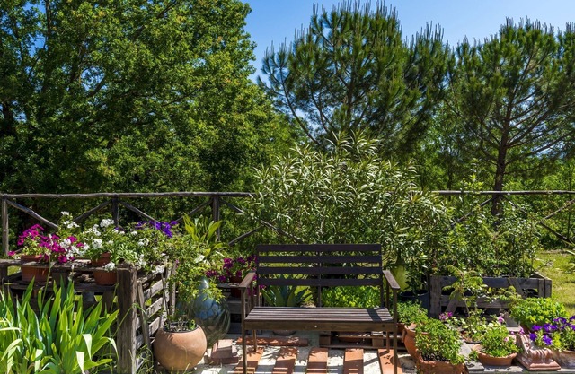 Apartment with private terrace and panoramic views of pool, garden and Florentine mountains!