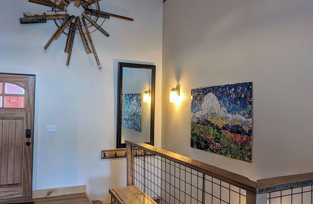 Architect's own lake front open style cabin vacation house to share with guests