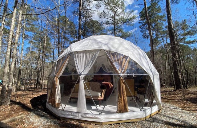 Artistic Forest Dome Escape Near Lake Oconee
