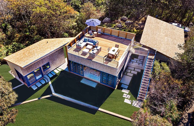 Beautiful, Modern Beach Home in Aquinnah With A Spectacular Roof Top Deck.