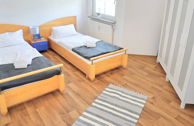 Bright 3 room apartment, for up to 8 people