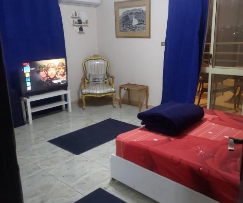 Cairo heart GEM attached to a balcony with airport view you can only book through booking app, Please contact us on our phone number provided on booking, after confirming your booking, so we can check you in, contacting us is a must, thank you