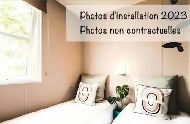 Camping de la Liez * - Mobile home New Loft 4 Rooms 6 People Air-conditioned