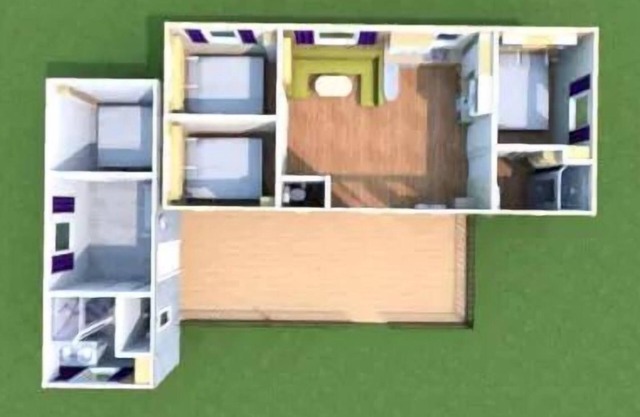 Campsite La Bastide * - cottage 3 bedrooms 6 people