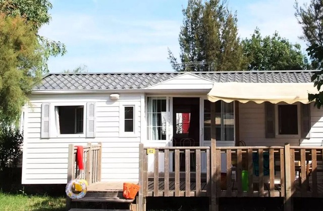 Campsite Tikayan La Pinatelle* - Mobile home Texas Eco 4 rooms 6/8 people