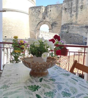 Casa di fronte al castello