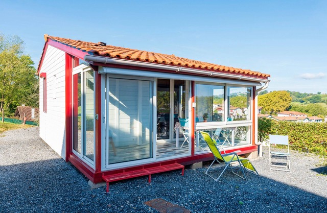 Chalet 'Ortalon - Hasparren' with Shared Pool, Wi-Fi, and Air Conditioning