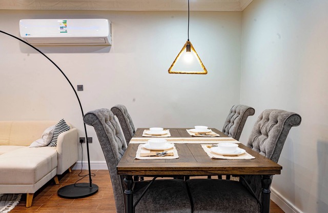 Charming 1-bedroom apartment in delightful Al Khobar with AC