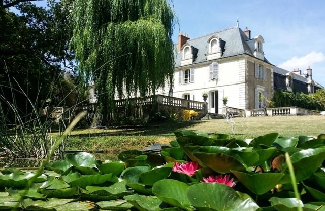 Chateau Loire river with heated pool, tree house, tennis