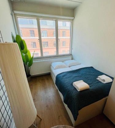 Copenhagen Studio Double Bed and Kitchen 2