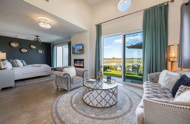 Domaine Chardonnay, one of Temecula Wine Country's premier residential properties, is an exclusive, privately operating, winery estate Bed & Breakfast with 3 beautifully appointed, independent guest suites for overnight accommodations, each featuring