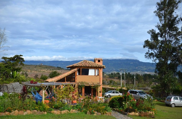 Earthen, open concept loft in the countryside outside Villa de Leyva.