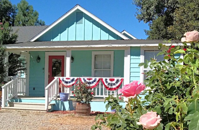 Enjoy peace and privacy in an apple orchard at The Orchard House in Julian, CA