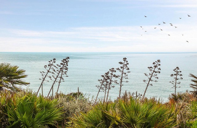 Enjoy sunny days by the crystal-clear sea in this apartment just a few steps from the beach.