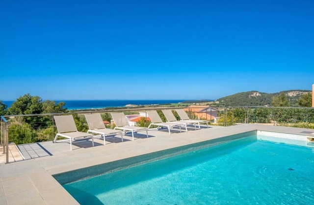 Modern villa with beautiful views of the beach of Son Bou