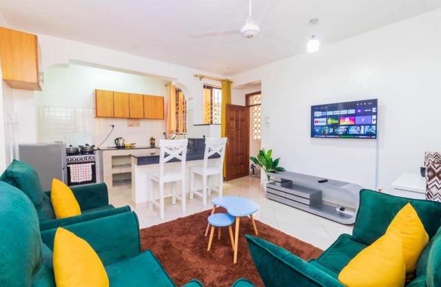 Executive 1 bedroom Queensize bed/hot shower/fast Wi-fi