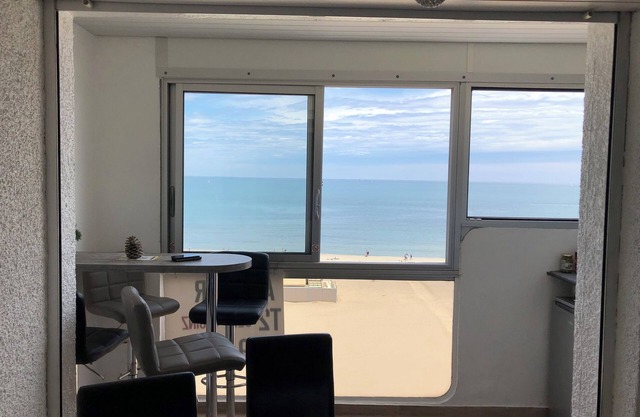 Face à la Mer Pour 4pers, Wifi Bbox, Parking Privé, Loggia vue sur le Canigou