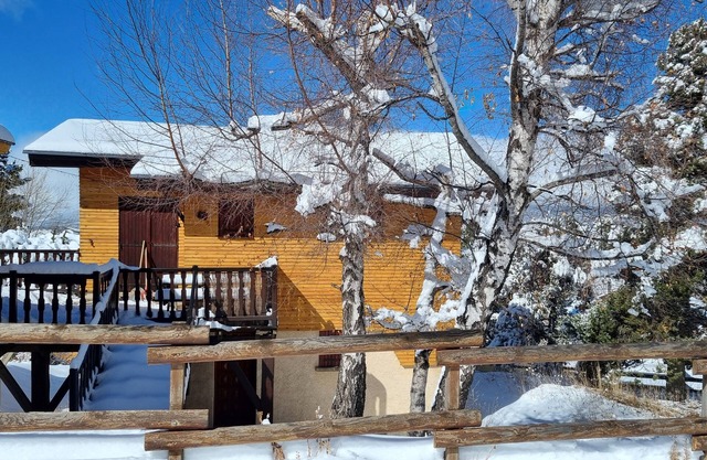 Family chalet, two identical levels close to the slopes. Ideal for two families.