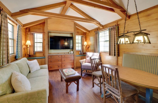 Fire Pit + Lake Access: Cabin Retreat in Heflin