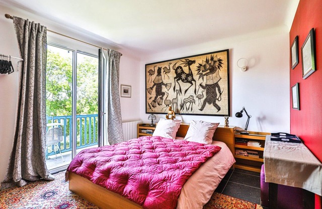 Guest Room 'Txori Etxea - Red Room' with Pool, Breakfast, Terrace