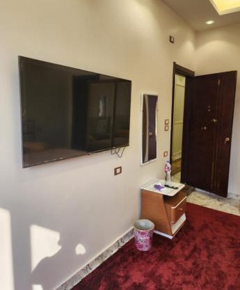 Hotel rooms in front of Mansoura University