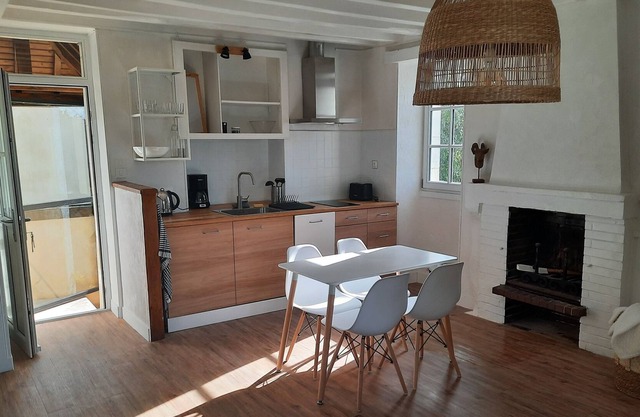 House with garden in typical Percheron village