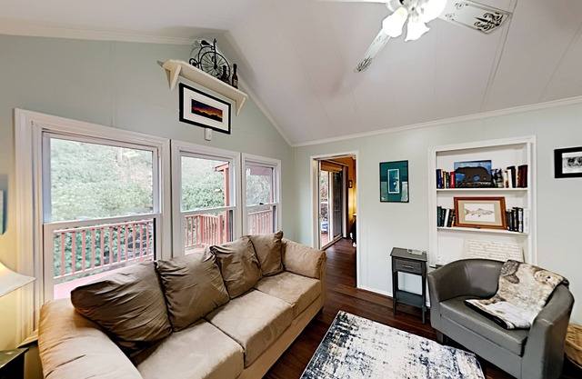 Idyllic Creekside Getaway with Private Waterfall | Near Asheville & Lake Lure