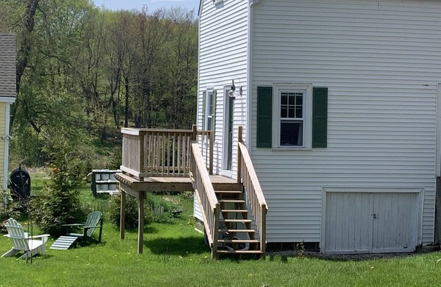 In town private 1 bedroom Barndominium. A remodeled section of our 1849 barn!