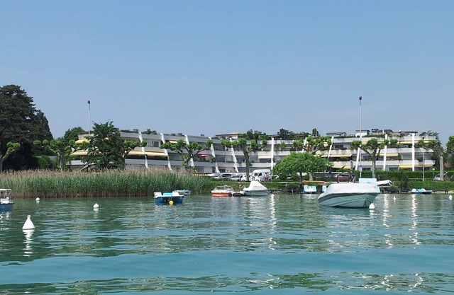 Lakeside studio at the foot of the mountains