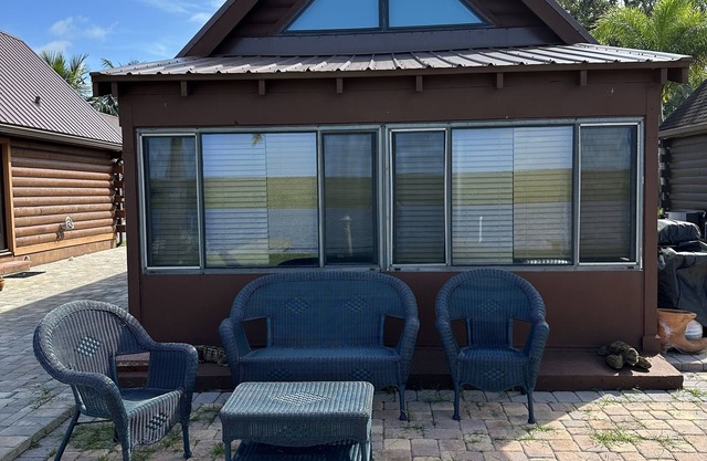 Large waterfront cabin with dock and access to Lake Okeechobee