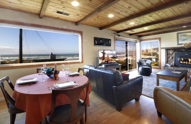 Located on a private road 1/2 block from the beach