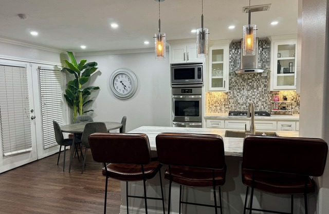 Luxurious and elegant atmosphere.