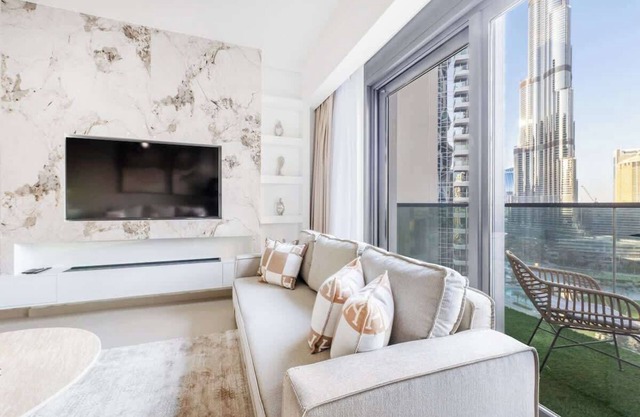 Luxury 4BR with Hermes Touch & Burj Khalifa View