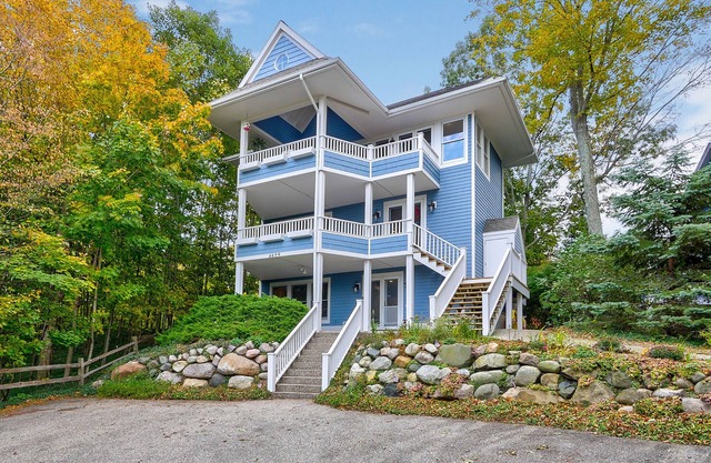 Luxury Macatawa Beach Home with Stunning Lake Michigan Views and Private Beach Access