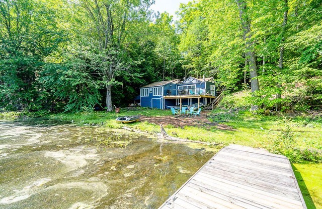 Modern Waterfront road access cottage awaits!